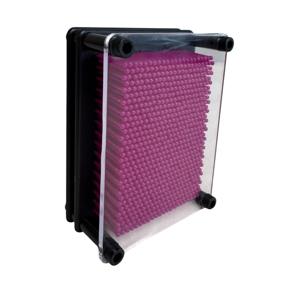 Purple & Black Pin Art Impression Toy